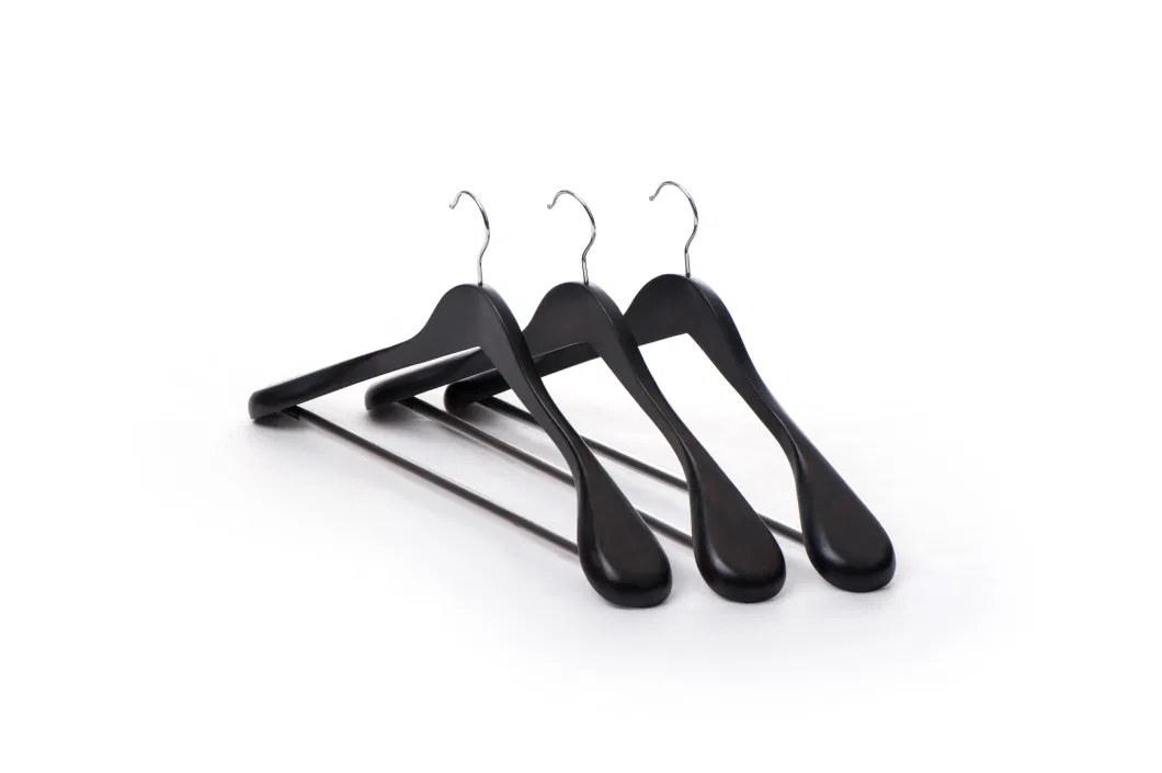 Luxury Hotel Wooden Coat Clothes Hanger for Garment